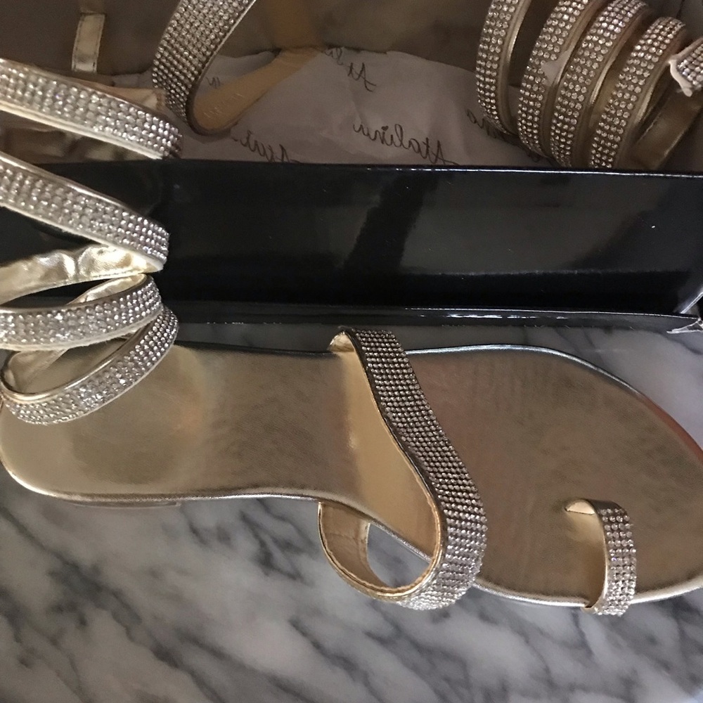 Atalina Rhinestone Sandals - Picture 4 of 5